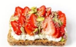 strawberry cream cheese toast